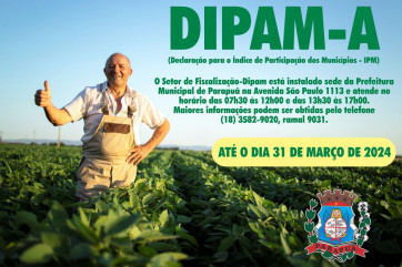 PREFEITURA MUNICIPAL DE PARAPUÃ Atende produtores rurais para entrega da 'DIPAM A' 2024