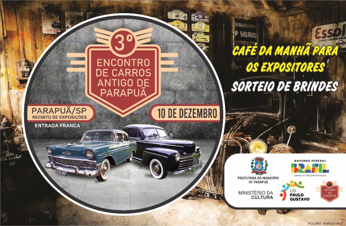 3º Encontro de Carros Antigos