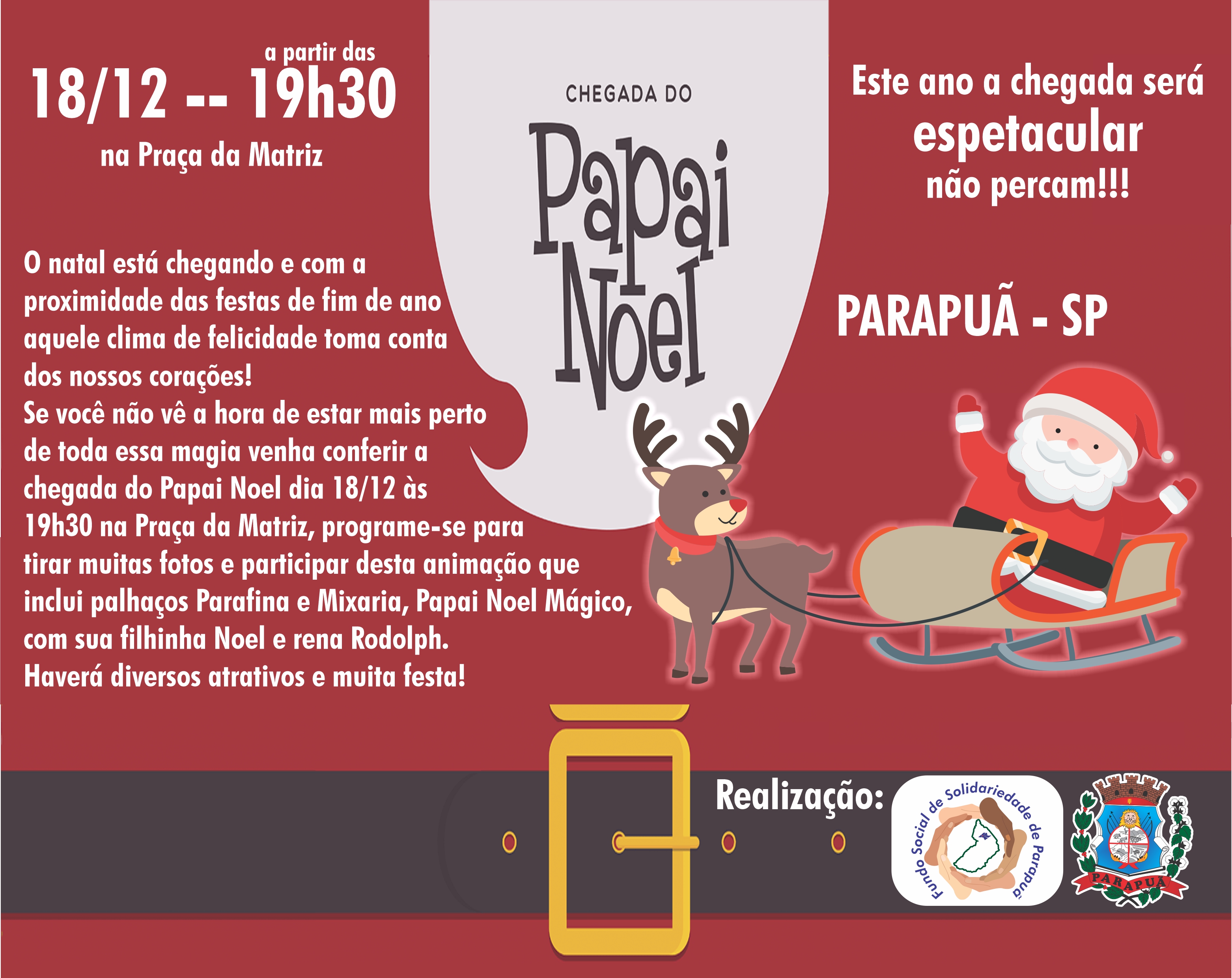 Chegada do Papai Noel 2023