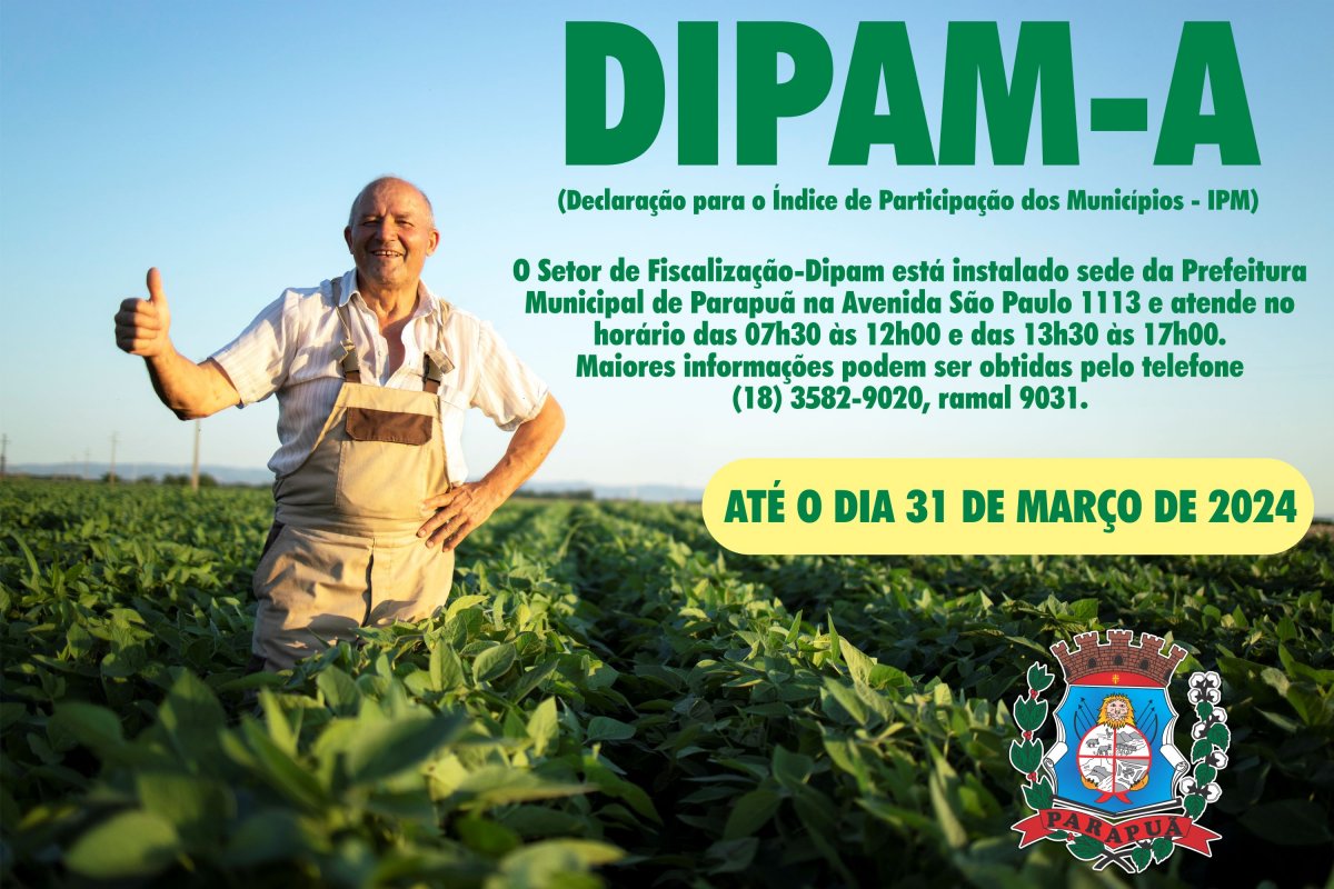 PREFEITURA MUNICIPAL DE PARAPUÃ Atende produtores rurais para entrega da DIPAM A 2024